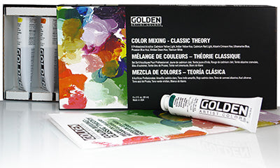 Modern Theory Heavy Body Color Mixing Set of 8 (Golden Acrylic
