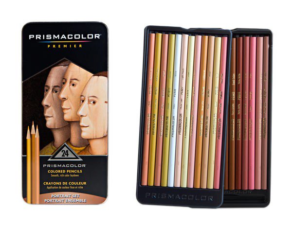 Prismacolor Premier Coloured Pencil Portrait Set 24