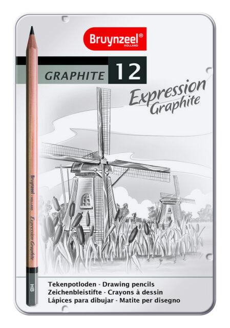 Bruynzeel Expression Graphite Drawing Pencil Set/12