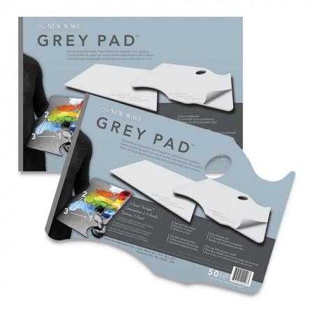 New Wave Grey Paper Palette - Hand Held 11X16