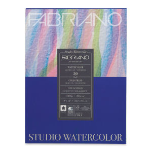 Fabriano Watercolour Paper Pad Cold Press 140lb 9x12