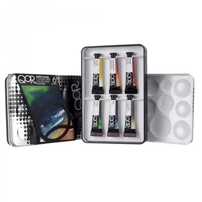 QOR Introductory Watercolour Set/6 5ml Tubes - Earth