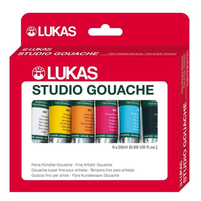Lukas Gouache Primary Set/6