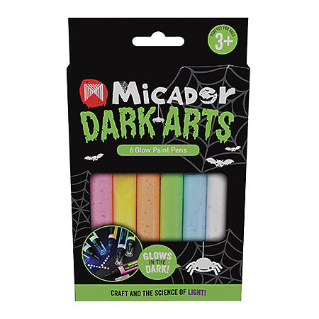 Micador Dark Arts Glow Paint Pens 6/Set