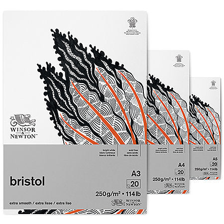 Winsor& Newton Bristol Paper Pad 9x12