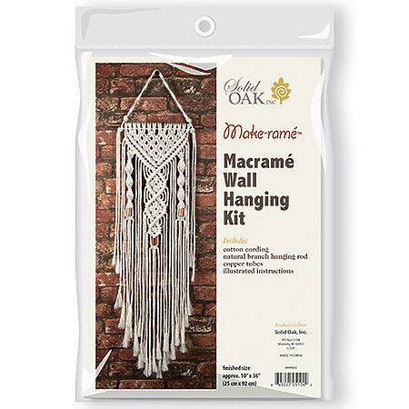 Make-rame Double Twist Macrame Wall Hanging Kit