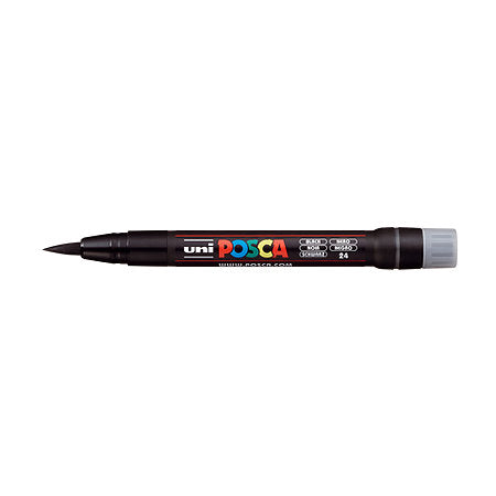 POSCA Acrylic Paint Markers Brush PCF-350 Black