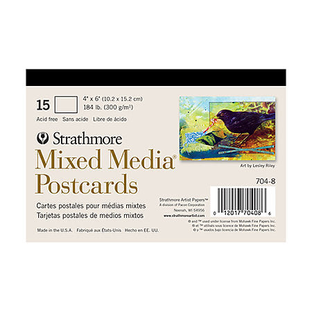 Strathmore Mixed Media Postcards 15 sheets