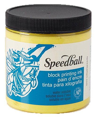 Speedball Block Printing Inks Water-Based 8oz Yellow