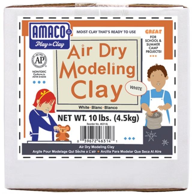 Ameco Clay Air Dry White 10lbs