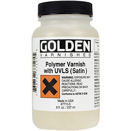Golden 32oz Polymer Varnish Satin