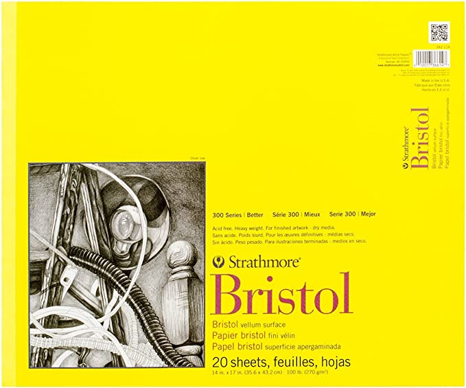 Strathmore Bristol Paper Pads Series 300 - Vellum 14x17