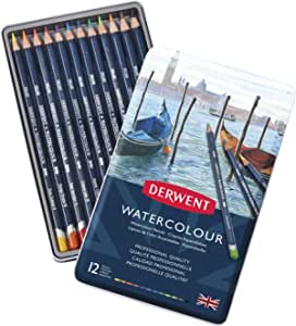 Derwent Watercolour Pencil 12/Set