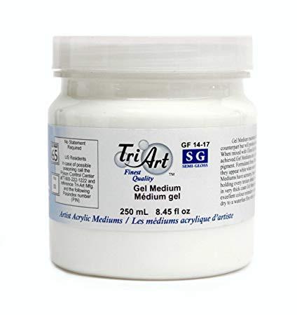 Tri-Art Gel Medium Semi Gloss 250ml