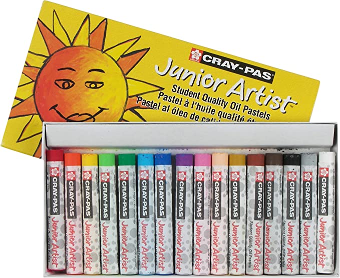 Sakura Cray-Pas Junior Artist Oil Pastels 16/Set