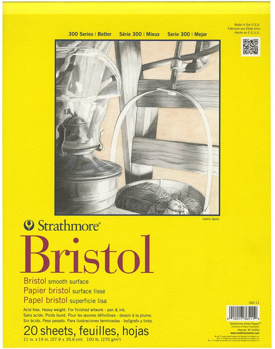 Strathmore Bristol Paper Pads Series 300 - Smooth - 11x14