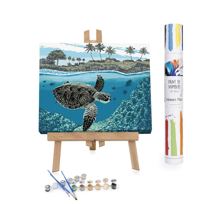 Winnie's Picks - Paint by Numbers - Sea Turtle