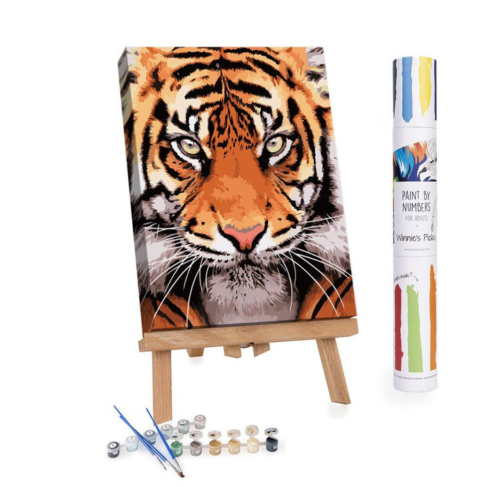 Winnie's Picks - Paint by Numbers - Tiger Face