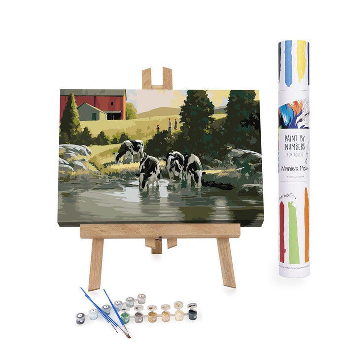 Winnie's Picks - Paint by Numbers - Afternoon on the Farm