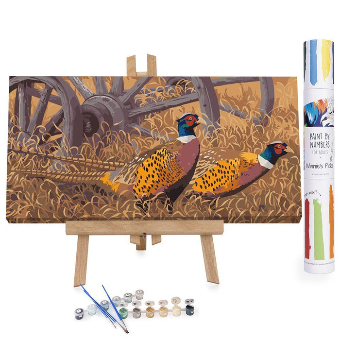Winnie's Picks - Paint by Numbers - Pheasants in the Grass
