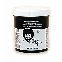 Bob Ross Liquid Oil Paint Black 250ml