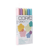 COPIC Ciao Markers Set/6 Pastels