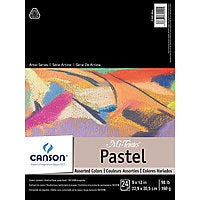 Canson Mi-Teines Pastel Paper Pad - Assorted Colours 9x12