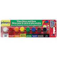 DecoArt Paint Pot Sets Gloss Enamals Primary 8/Set