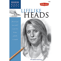 Walter Foster Drawing Made Easy Series Books - Lifelike Heads