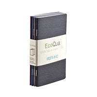 Fabriano EcoQua Pocket-Sized Notebook 4/Pack - Cool