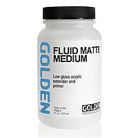 Golden Fluid Matte Medium 8oz