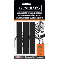 General Pencil Jumbo Compressed 6B 3/Set