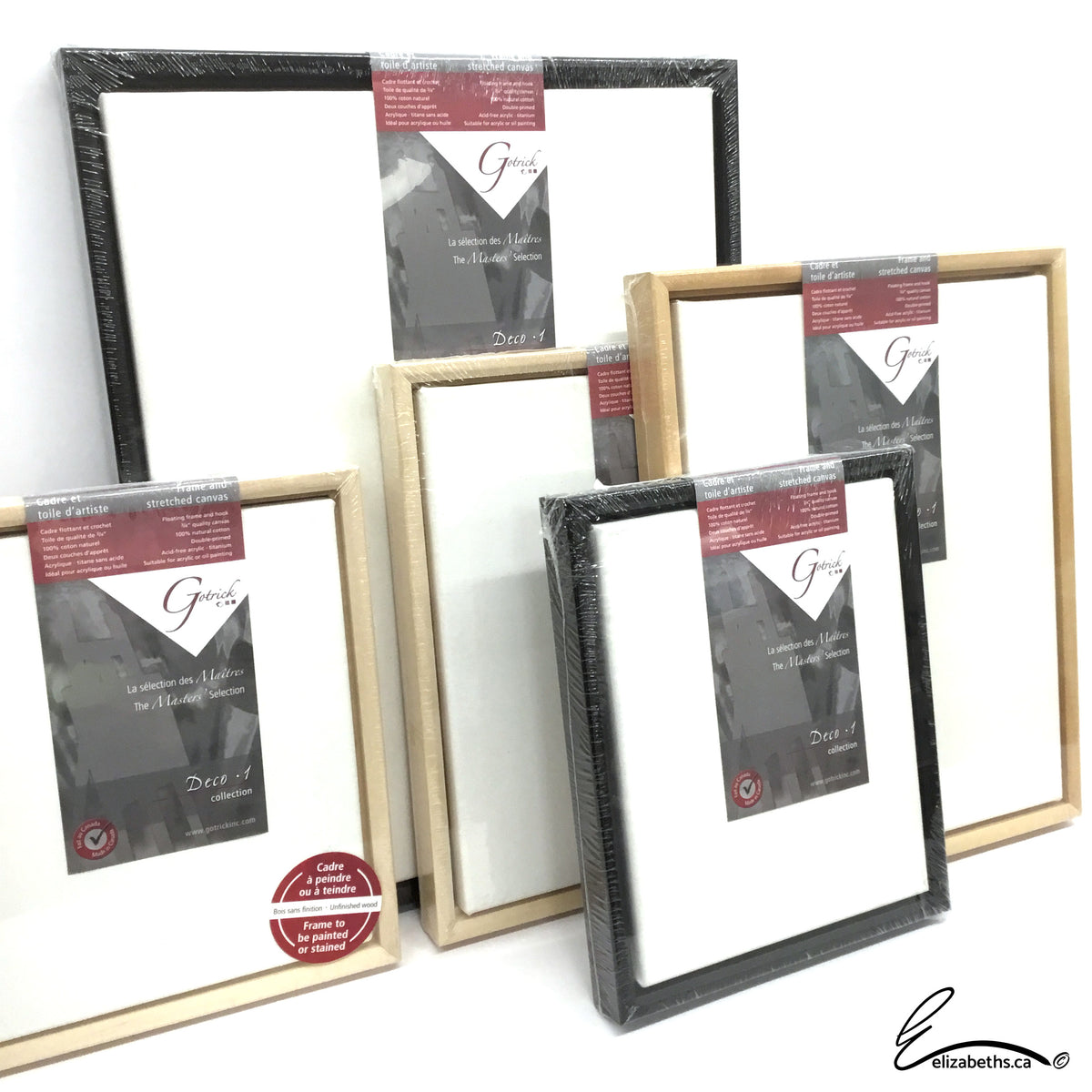 8x10 Stretched+ — Artist Canvas + Float Frame — Frames Readymade