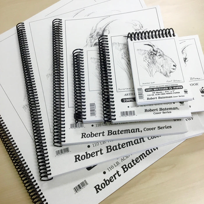 Robert Bateman Recycled Sketch Books