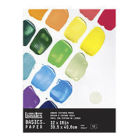 Liquitex BASICS Acrylic Paper Pads 12x16