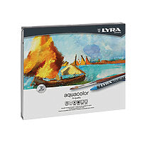 Lyra Aquacolor Crayon Tin 24/Set
