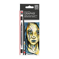 Marabu Graphix Aqua Pen Metropolitan Set/6