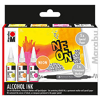 Marabu Alcohol Ink 5/set 20ml - Neon