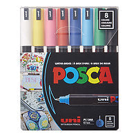 POSCA Acrylic Paint Marker PC-1MR X-Fine Basic 8/Set