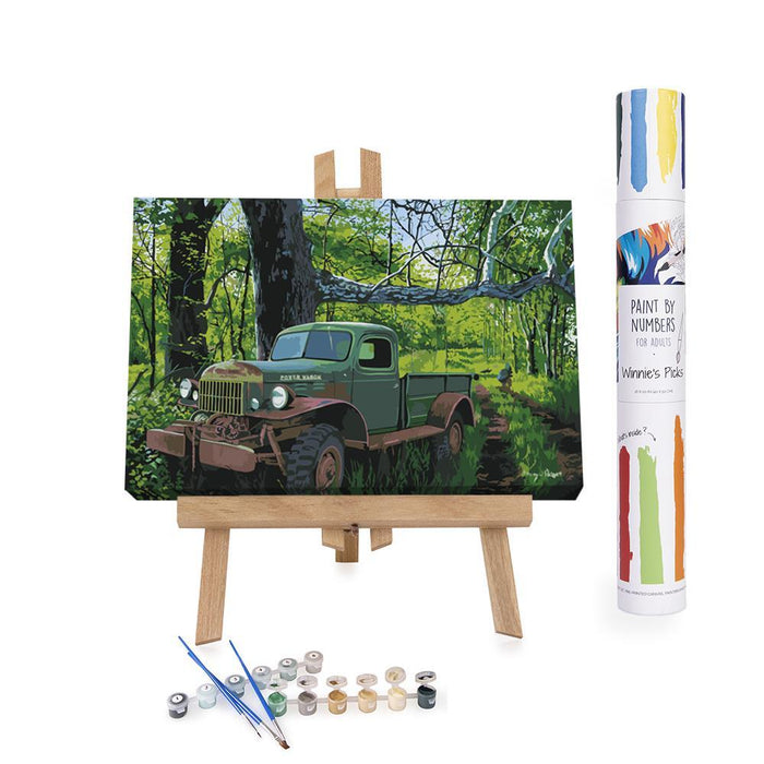 Winnie's Picks - Paint by Numbers - The Ol' Power Wagon
