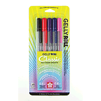 Sakura Gelly Roll Pens - Fine - 5/Colour