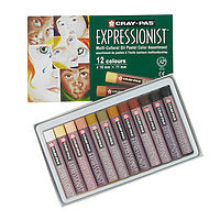 Sakura Cray-Pas Expressionist Oil Pastels 12/Set Multicultural