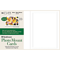 Strathmore Photo Mount Cards Classic Emboss Frame 50pk 5x7