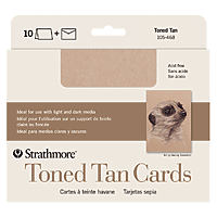 Strathmore Toned Tan Cards 5x6 7/8 10pk