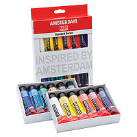 Amsterdam Standard Series Acrylic Paint Sets 20ml 12/Set.