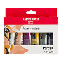 Amsterdam Standard Series Acrylic Paint 6/Set Portrait 20ml