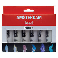 Amsterdam Standard Series Acrylic Paint 6/Set Pealescent 20ml
