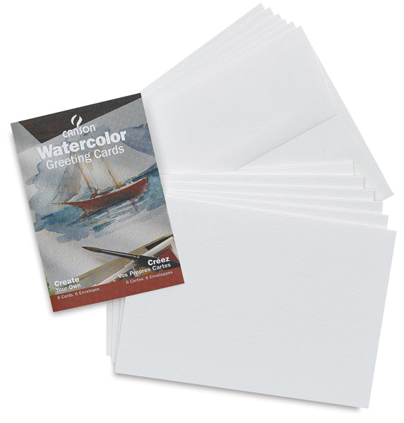 Canson Montval Watercolour Cards with 4x6 30/PK