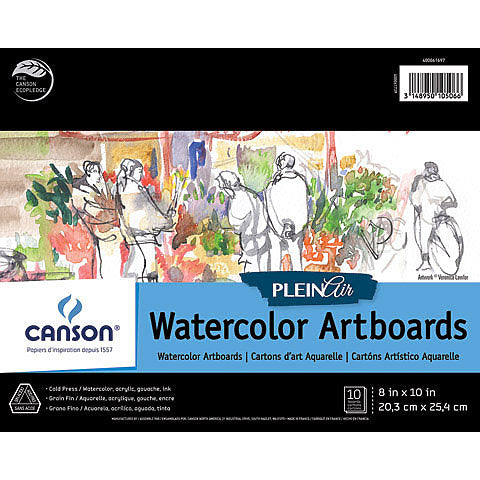Canson Plein Air Watercolour ArtBoards 8x10
