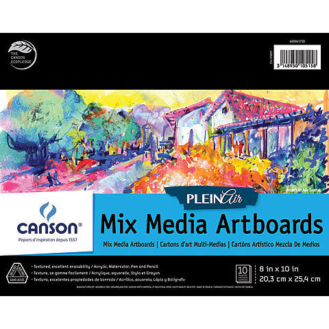 Canson Plein Air Mix Media ArtBoards 8 x 10